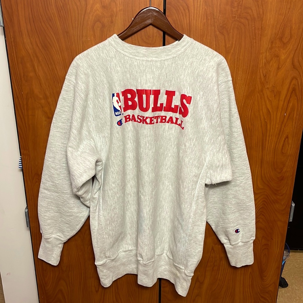 Vintage Champion 90’s Chicago Bulls Reverse Weave Pullover
